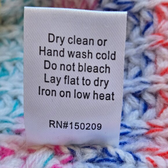 NWOT La Ligne Cherie Wool Cashmere Striped Pastel Sweater Medium - Picture 8 of 11